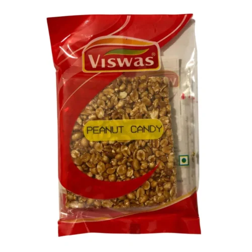 Viswas Peanut Candy 200g, Peanut Sweets Australia, Nutty Candy NSW, Traditional Indian Candy, Sweet Peanut Treat, Viswas Confectionery, Crunchy Peanut Candy, Indian Snack Candy, Peanut Brittle Australia, Festive Candy Pack