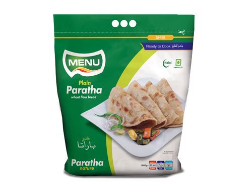 Menu plain paratha
