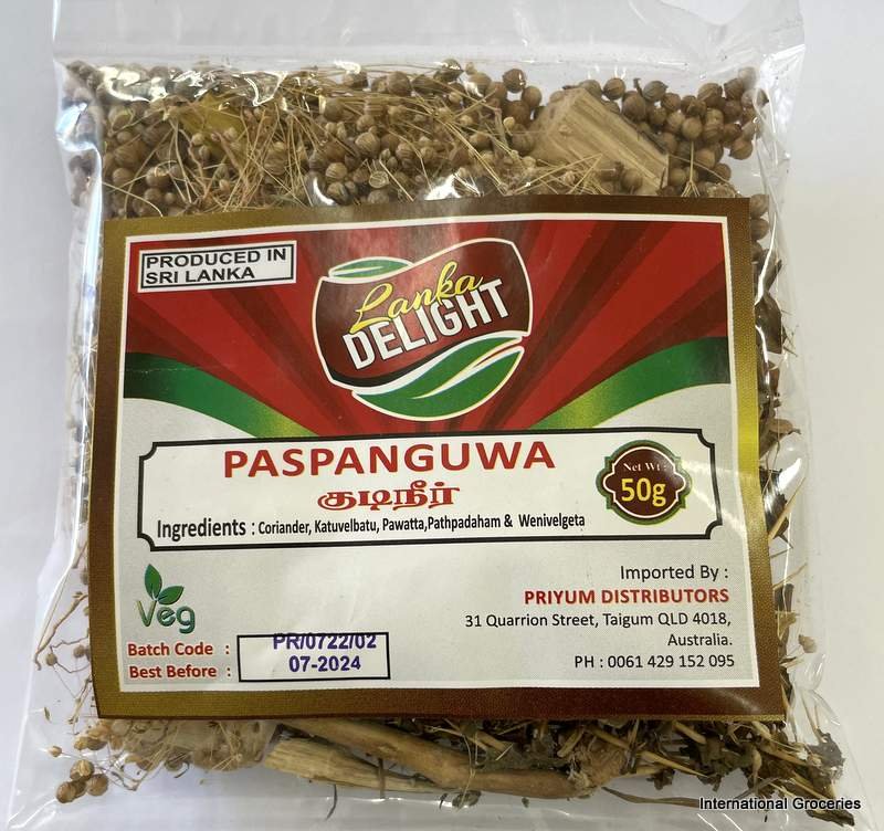 Lanka Delight Paspanguwa Whole 50g