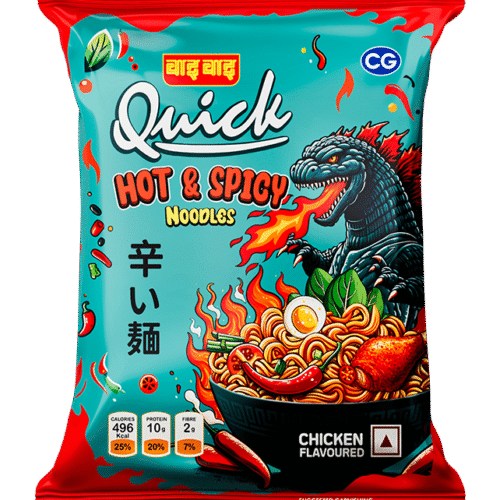 Quick Hot & Spicy Noodles Chicken 100gm